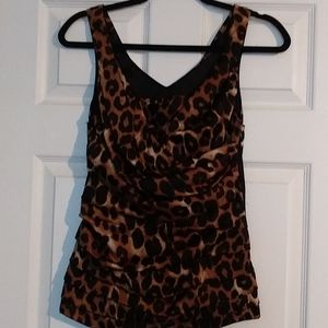 Express Leopard Print Blouse size XS